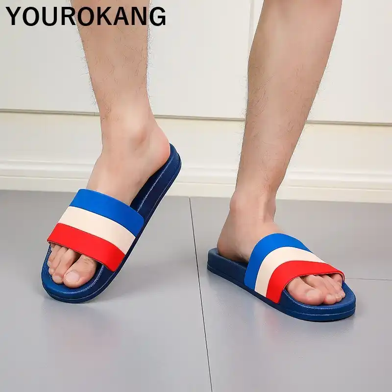 non plastic flip flops