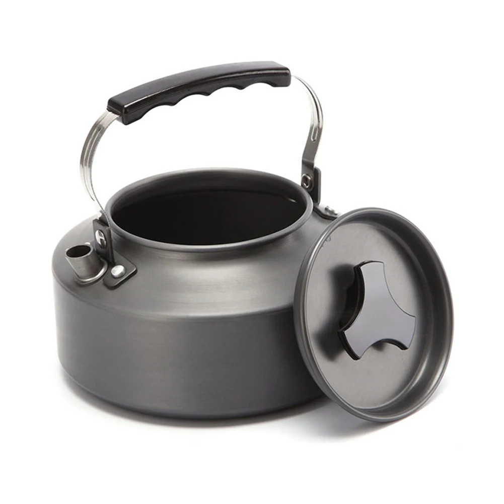 1.1L Portable Ultra-light Teapot Outdoor Hiking Camping Picnic Water Kettle Coffee Pot