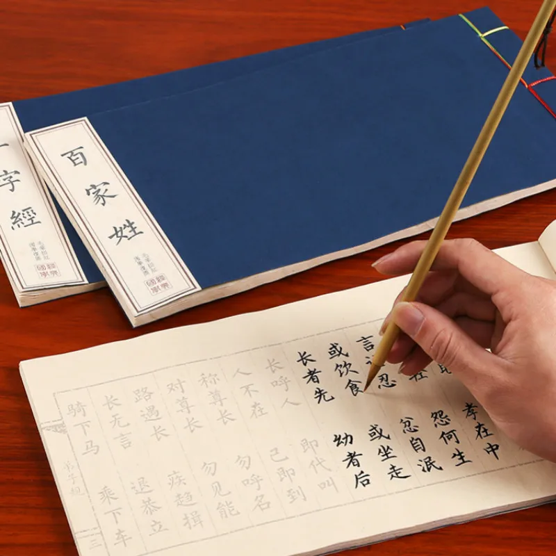 Chinese Brush Calligraphy Practice Copybook Adult/children Liu Style Regular Script Copybooks Chinese Binding Copy Book