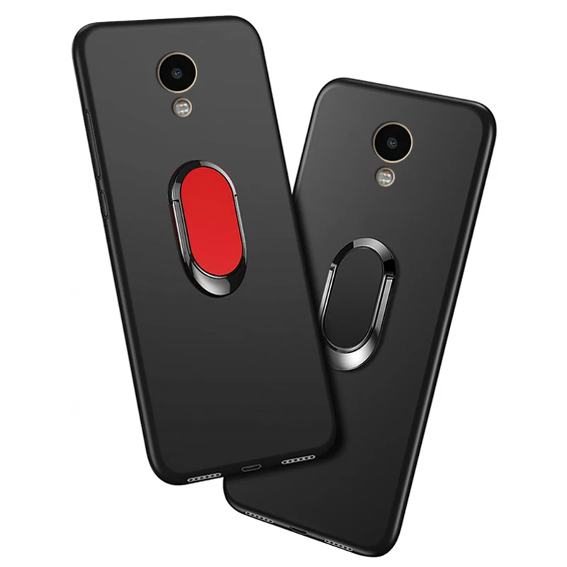 

Case capa for Meizu M5S Case luxury Meilan 5s Cover 5.2" Soft Black Silicone Magnetic Car Holder Ring Cases for Meizu M5s Funda