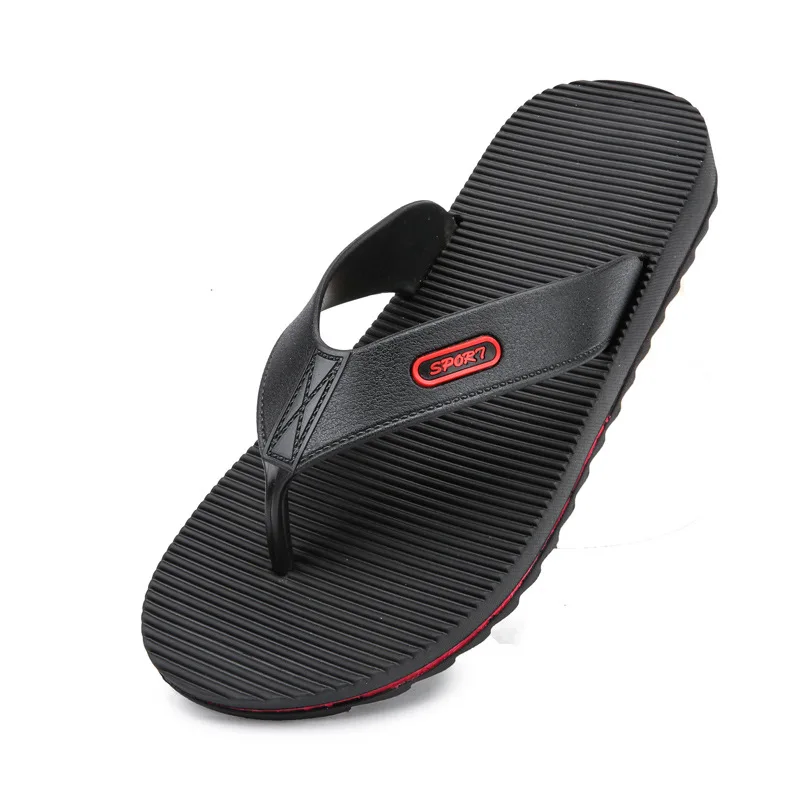 

2020 Summer New Non-Slip Slippers Clip Toe Outdoor Lightweight Waterproof Beach Shoes Simple Environmental flip-flops