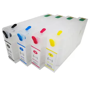 

676XL Refillable Ink Cartridge for WorkForce Pro WP-4010 WP-4020 WP-4023 WP-4090 WP-4520 WP-4530 WP-4540 WP-4590 WP-4533 Printer