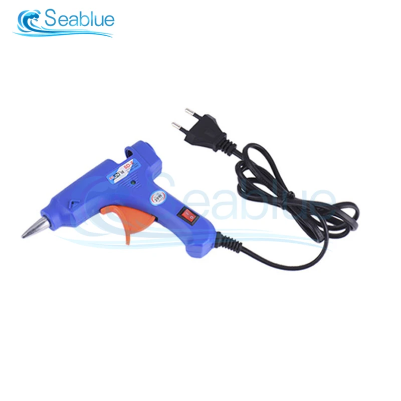 110V 220V 20W High Temperature Heater Hot Melt Glue Gun Repair Tool Mini Heat Gun US/EU Plug Use 7MM Hot Melt Glue Stick hot melt glue gun hot glue gun