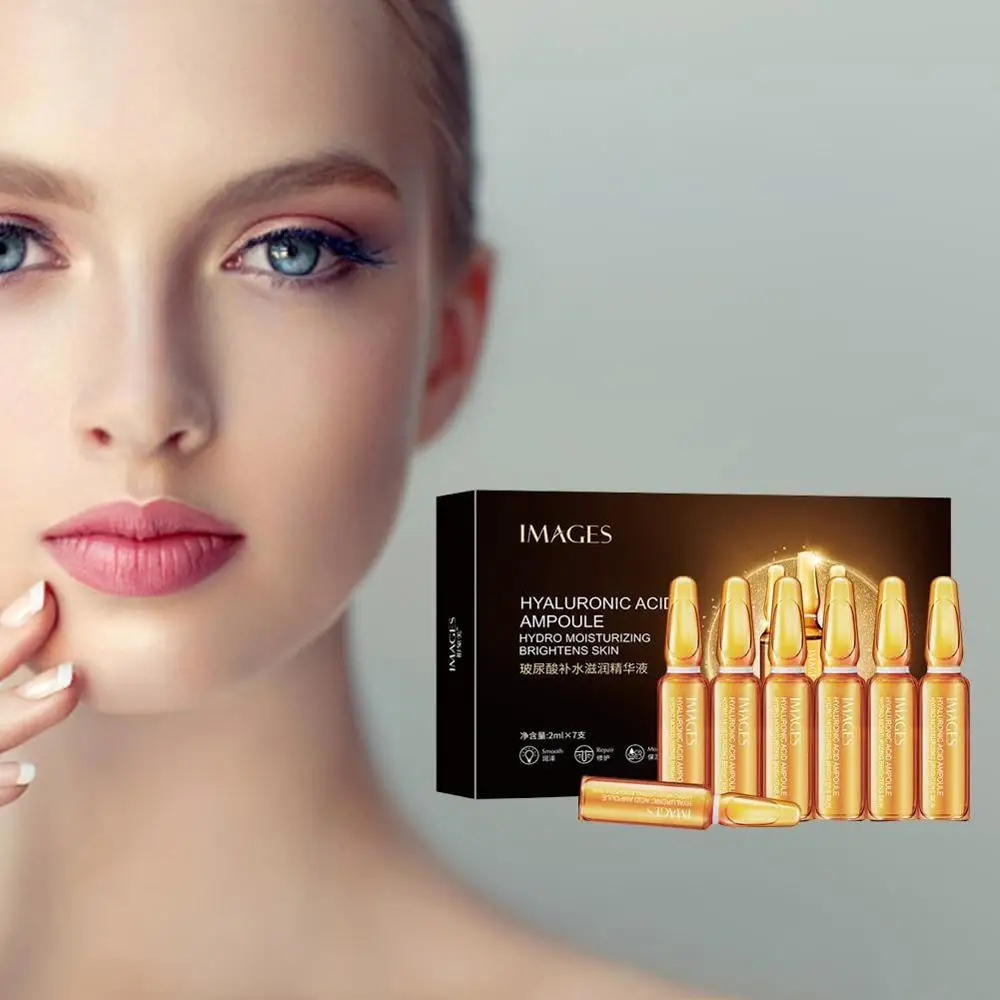 Hyaluronzuur Gezicht сывороточный набор 7 шт. Essentie Collageen Huidverzorging Porie Minimizer отбеливающий