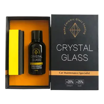 

30ML Car Glass Nano-coating Hydrophobic Crystal Coating Liquid Glass Car Window Coating Anti Rain & Water Ceramic Glass Coating