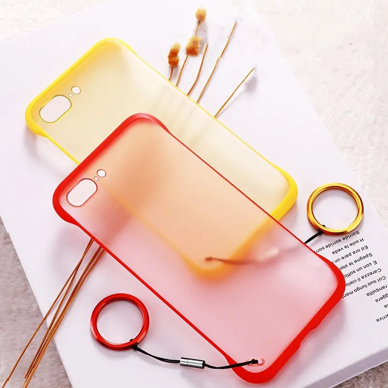 Роскошный Бескаркасный Прозрачный чехол для телефона для iPhone X 7 8 Plus, чехол XS Max XR с кольцом для пальца, подставка, чехол s для iPhone XS