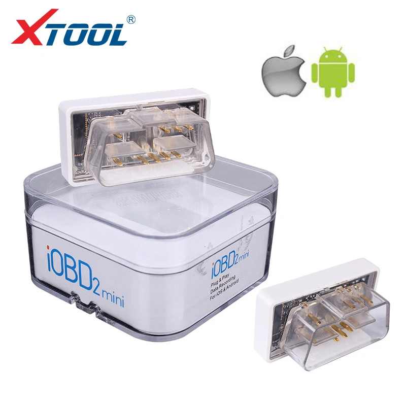XTOOL IOBD2 Мини OBD2 интерфейс Поддержка Bluetooth 4,0 работает на Android/IOS OBD2 диагностический инструмент