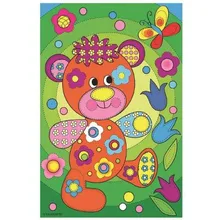 Роспись по холсту Мишутка Креатто, 20х30см