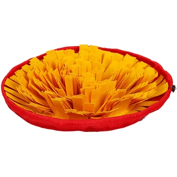

Dog Round Sniffing Training Mat Dog Washable Puzzle Training Blanket Pet Nasal Congestion Training Mat