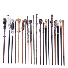 27 Kinds Metal Core Magic Wands Cosplay Voldmort Hermione Magical Wand without Box