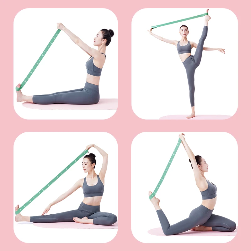 Girls Adults Latin Resistance Bands Ballet Pull Up Elastic Bands Belt Fitness Arms Legs Exercise Belts latin dance belt