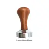 Coffee Tamper Powder Hammer Pressing Wooden Handle Coffee Distributor for Coffee and Espresso Mat Powder Hammer Tampers Machine 4