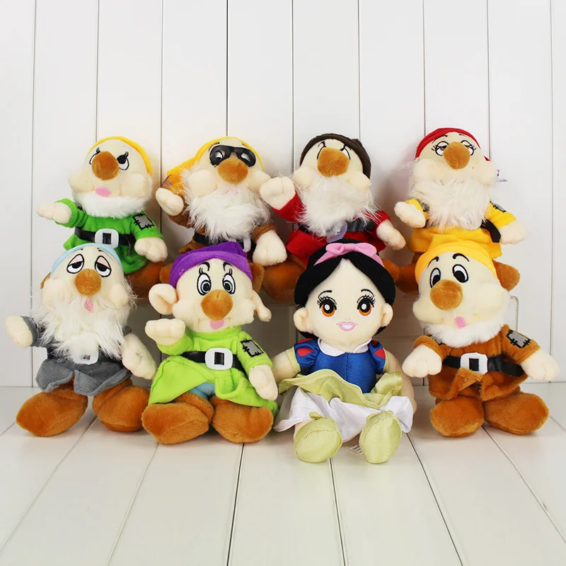 Muñecos de peluche de personajes de la princesa Blancanieves y los siete  enanitos para niños, muñecos suaves de Anime, 8 unids/lote|doll toys|plush  doll toysplush doll - AliExpress