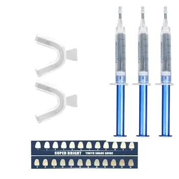 

Oral Care Hygiene Carbamide Peroxide Tooth Whitening Kit Teeth Whitener Bleaching Dental Gel Syringe Suit