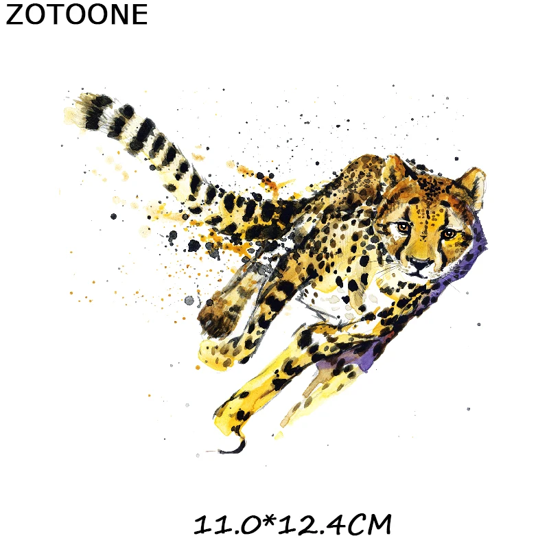1460 ZOTOONE милые нашивки для одежды с изображениями животных из мультфильмов, наклейки на футболки - Цвет: 1460
