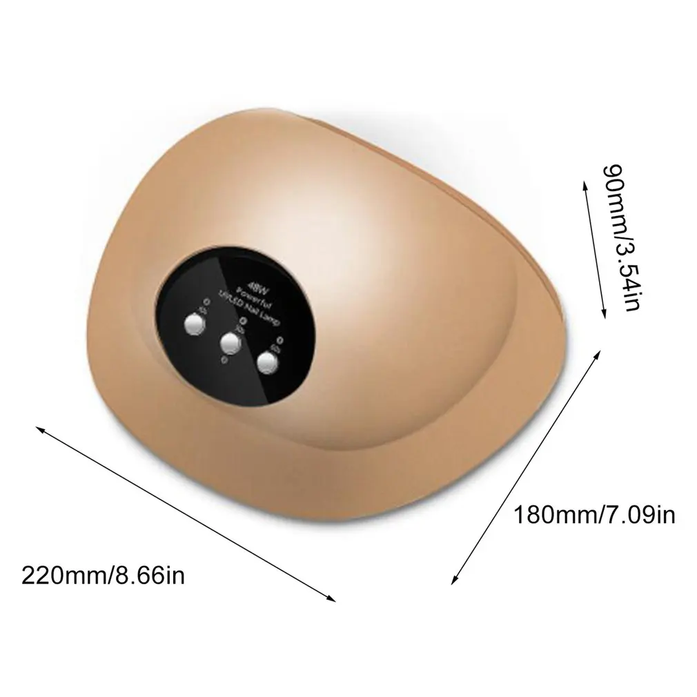 Manicure 48w Intelligent Induction Dual Light Source Phototherapy Nails Led Light Therapy Baking Lamp Nail Dryer
