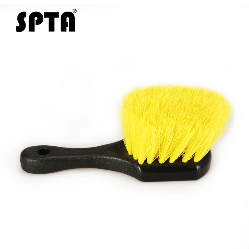 Щетка концентратор SPTA с короткой ручкой для чистки обода колеса|Губки тряпки и