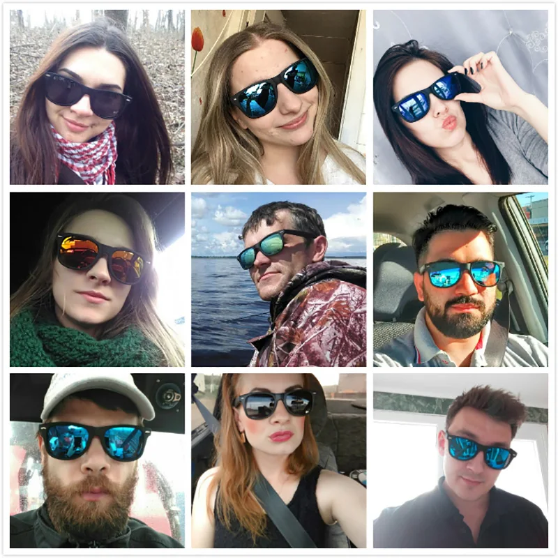 Men's sunglasses designer polarized sunglasses women mens UV400 Square Driving Eyewear Travel Sun Glasses Oculos de sol_voghion.com