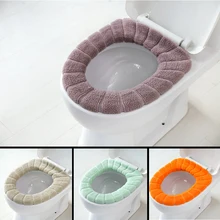 Популярная Удобная крышка для унитаза для ванной комнаты, моющаяся одежда, стандартная мягкая подушка с рисунком тыквы