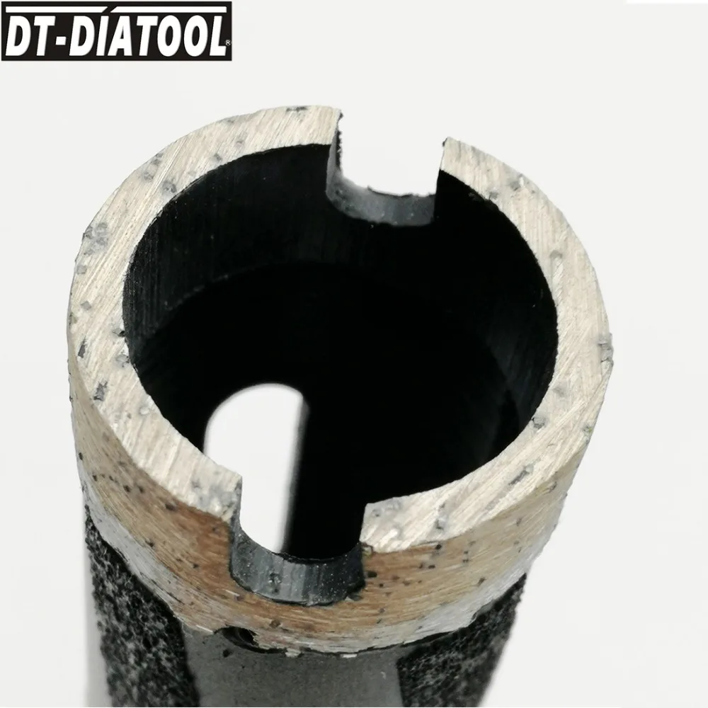 DT-DIATOOL 1 шт. M14 или 5/8-11 резьба Лазерная сварная Алмазная сухая бурильное сверло Гранит шлифовальное долото природа камень отверстие пилы