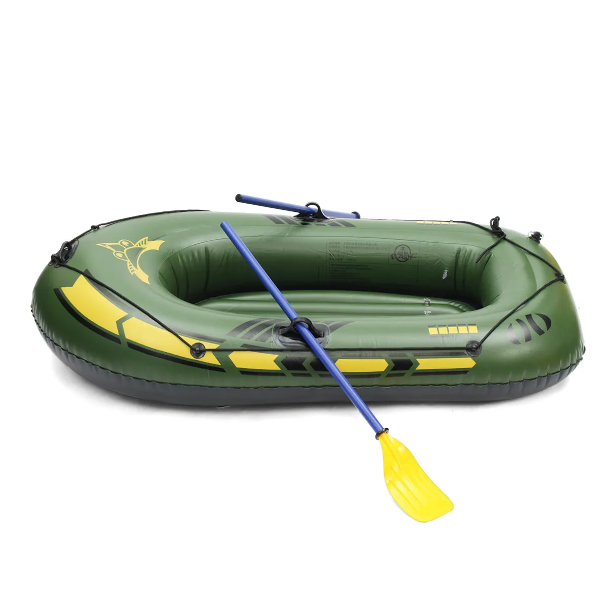 

2 Person/3 Person Thickening Inflatable Boat Raft River Lake Dinghy Boat Pump Fishing Boat with Oars Set Load 200kg