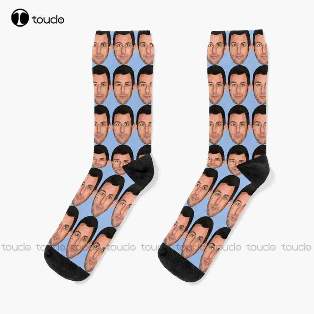 

Adam Sandler Low Poly 2D Art Socks Bulk Socks Thanksgiving Christmas New Year Gift Unisex Adult Teen Youth Socks Custom Sock