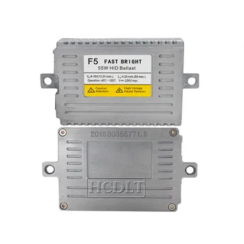 

HIDLT AC Xenon 55W F5 Fast Start Slim HID Ballast 12V Car Light Xenon DLT F5A HID Reactor Block Ignition For Auto Headlamp Kit
