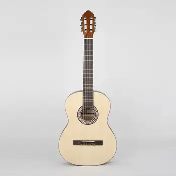 

S300 rounded classical guitar wood color spruce panel material plucked instruments