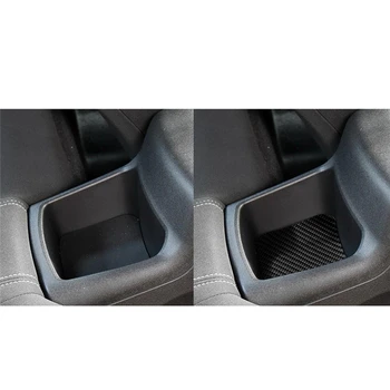 

Car Carbon Fiber Sticker Car Styling Vehicle Interior Rear Storage Box Decor Trim Cover For Chevrolet Camaro 2017- 2019