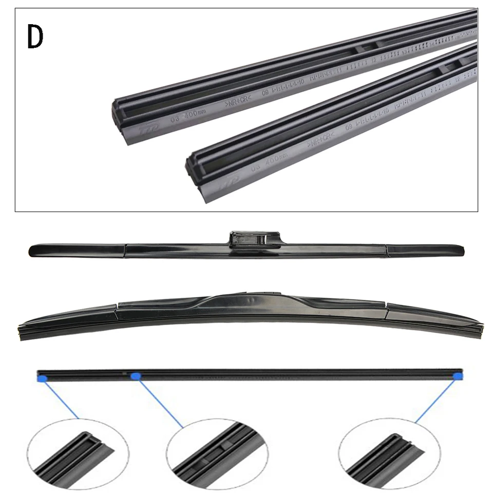 Dciustfhe Car Vehicle Insert Rubber Strip Wiper Blade