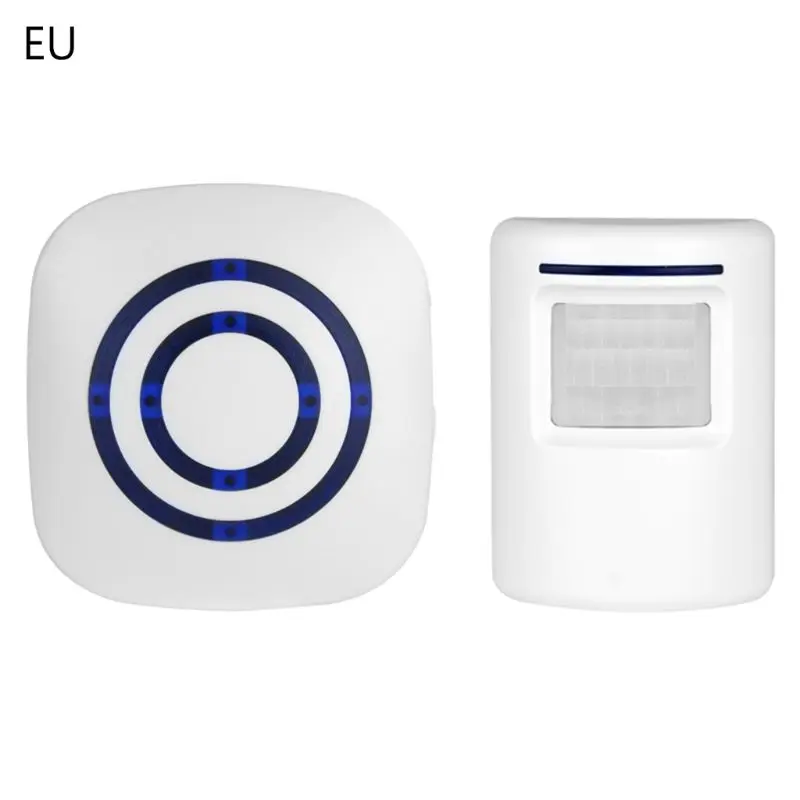 

Wireless Infrared Motion Sensor Doorbell Alarm Entry Security Home EU US Plug