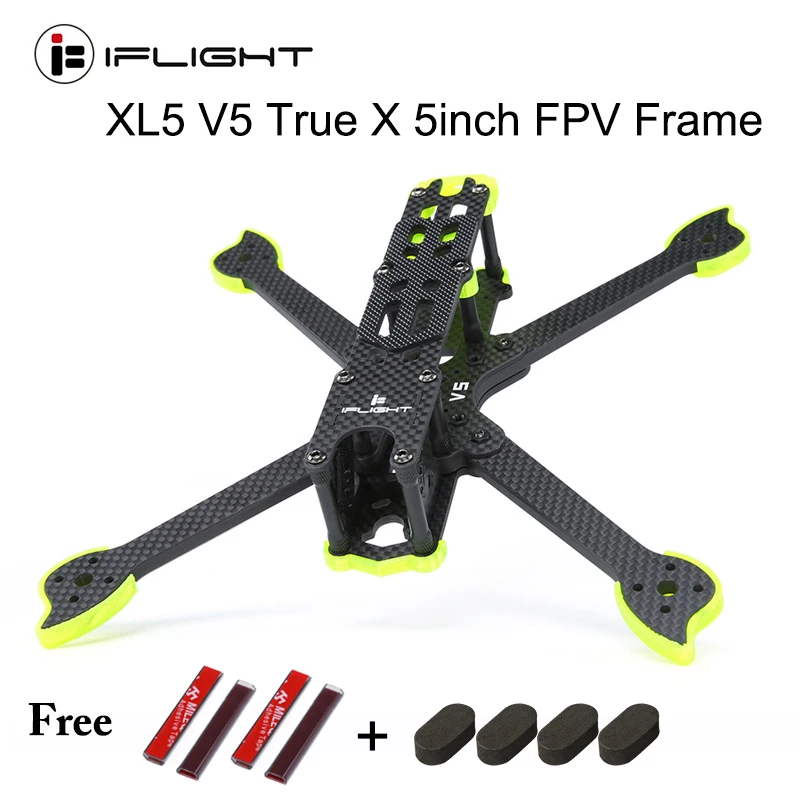 

IFlight XL5 V5 True X 240mm 5inch FPV Freestyle Frame Kit with 5mm arm compatible F4/F7 Flight control 22/23 motor for RC Drone