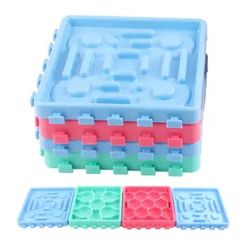 

4Pcs Portable Pet Dog Puppy Bowls with Non-Slip Suction Cups Design Food Feeder