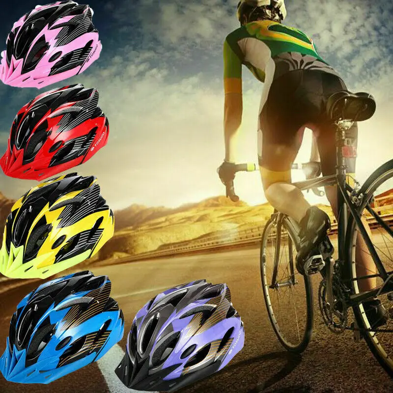 Велосипедный шлем MTB дорожный Велоспорт Горный велосипед спортивный шлем безопасности Регулируемый унисекс цикл протектор шлема