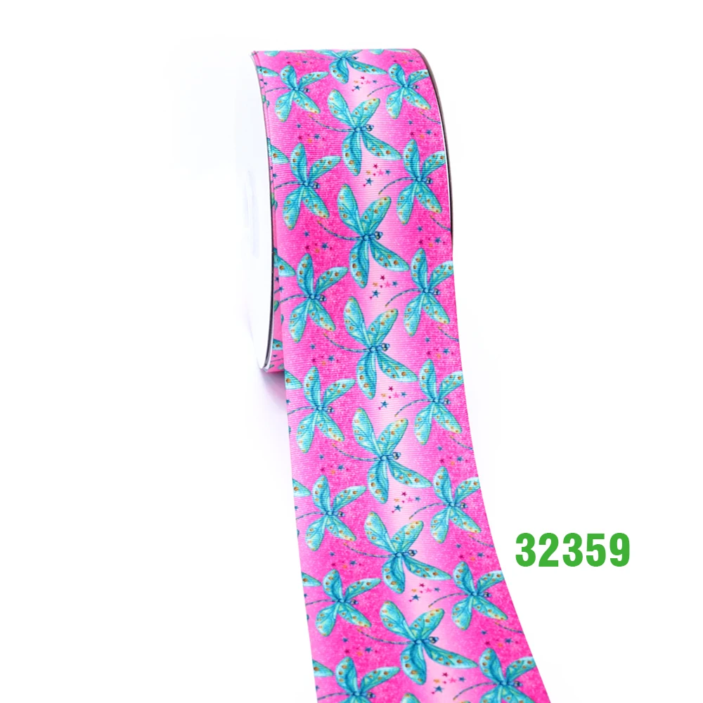 32359 50 ярдов мультфильм напечатанный grosgrain ленты 32240 - Цвет: 32359