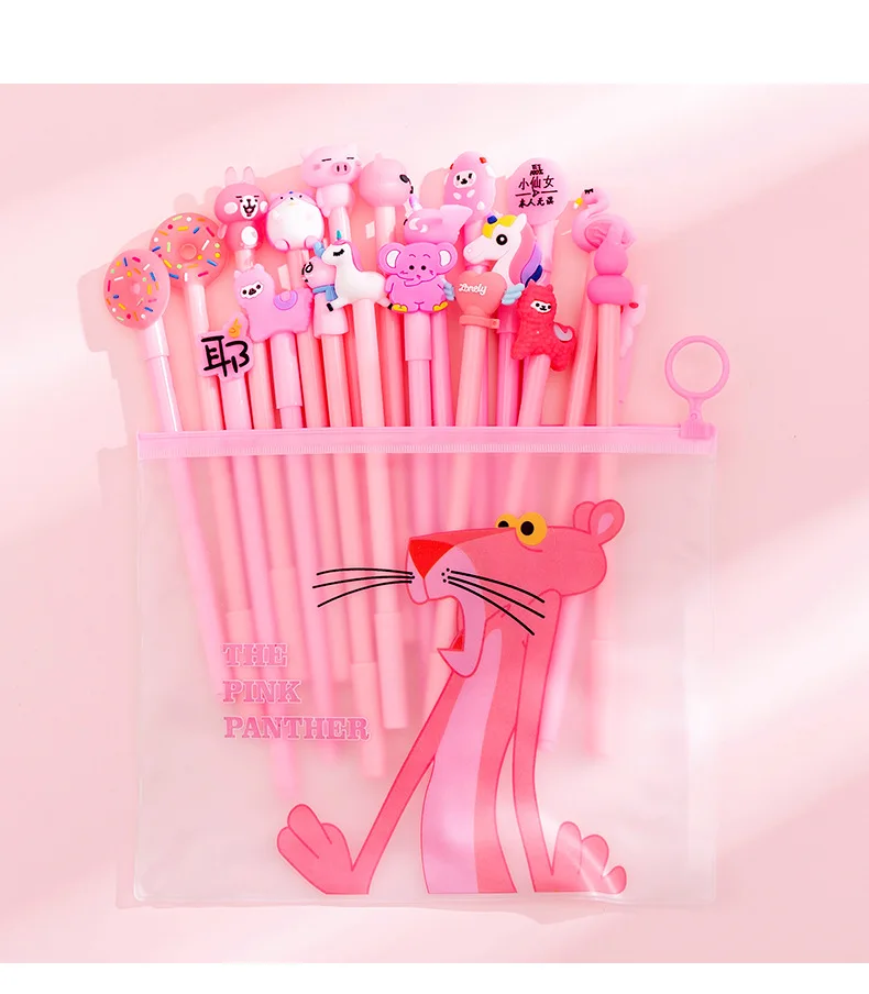 03-20pcs Южнокорейский ins девушка сердце знаменитости набор ручка студентов творческий милый мультфильм нейтральная ручка 20 шт - Цвет: 03-20pcs