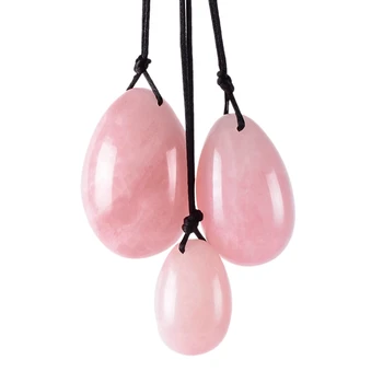 

Yoni Egg Set V-Aginal Tightening Natural Jade Yoni Eggs Kegel Exerciser Maternity V-Aginal Massage Yoni Wand Ruitong 3Pcs