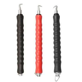 

Rebar Hook Wire Tie Twister Semi-automatic Telescoping Reinforcement Tying Bar NO.45 Carbon Steel+Plastic Handle Winding Tool