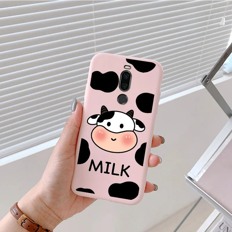 Cute Animal Pattern Phone Cover For Meizu X8 Case Cartoon Soft Silicone Painted Shell Shockproof Protection Bags 