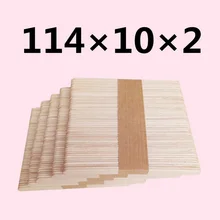 50/100 шт одноразовые язык Депрессор деревянный удаление волос Татуировка и восковая депиляция палку язычок для Красота инструменты 114 мм x 10 мм x 2 мм