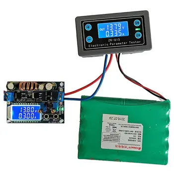 

Discharge Timer DC Battery Capacity Tester Power TesterTemperature Display Multi-function Voltage Meter LCD Voltmeter Ammeter