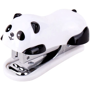 

1 Set Novel Staple Manual Mini Panda Stapler Set Paper Binding Binder Stationery Office Supplies