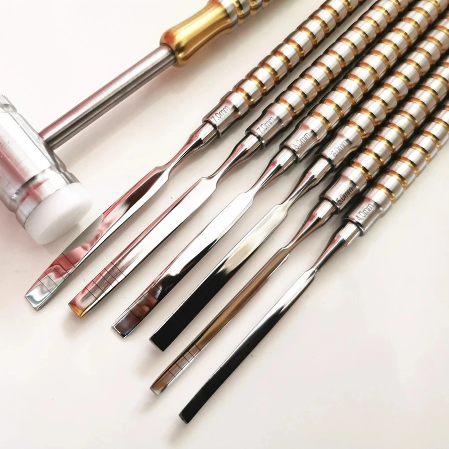 7ピース/セット歯科インプラント楽器ツールステンレス鋼歯科