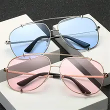 Большие оправы панк Солнцезащитные очки для мужчин и женщин модные морские линзы солнцезащитные очки