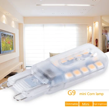 

Mini G9 LED Lamp LED Bulb AC 220V SMD2835 Light Dimmable 360 Beam Angle Chandelier Lights Replace Halogen 20W-60W