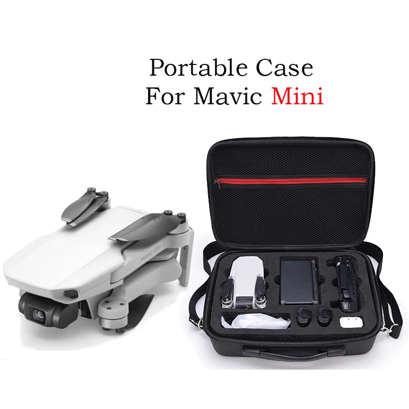 Buy Portable Bag Waterproof Case for DJI Mavic Mini Drone Storage Box Shell Handbag Drone Handbag Carrying Case Storage Bags