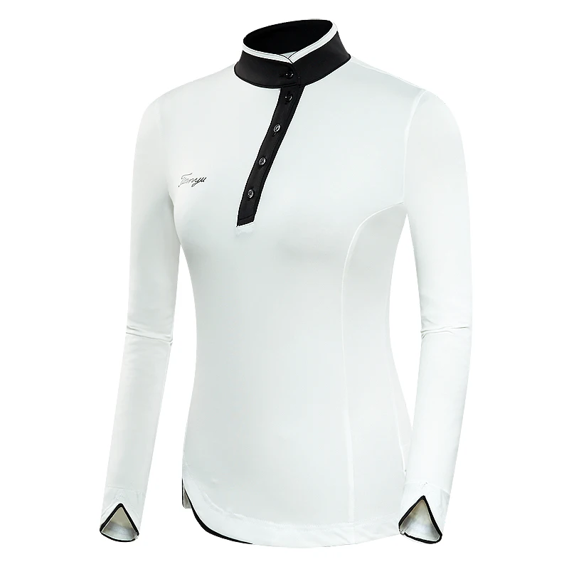 Women Skort Golf Skirt Sets Spring Autumn Sportswear Long Sleeve Shirts Ladies Slim Badminton Sports Golf Apparels