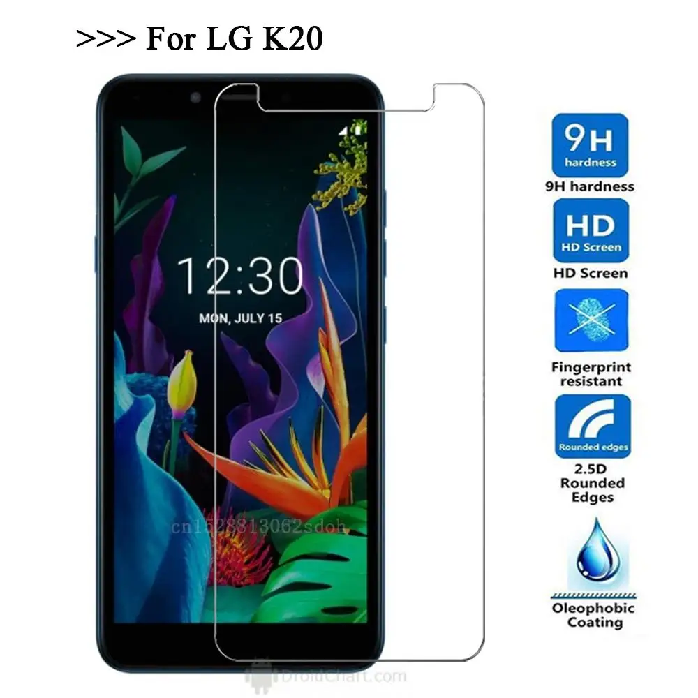 Для LG K20 LM X120EMW Закаленное стекло Защитная стеклянная пленка Взрывозащищенная для