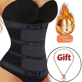 

2020 Womens Waist Trainer Body Shaper Plus Size Belly Control Sweat Belt Cinta Modeladora Waste Trainers