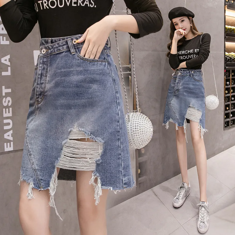 

Photo Shoot Irregular Cowboy Versatile a Sub-Skirt Women's